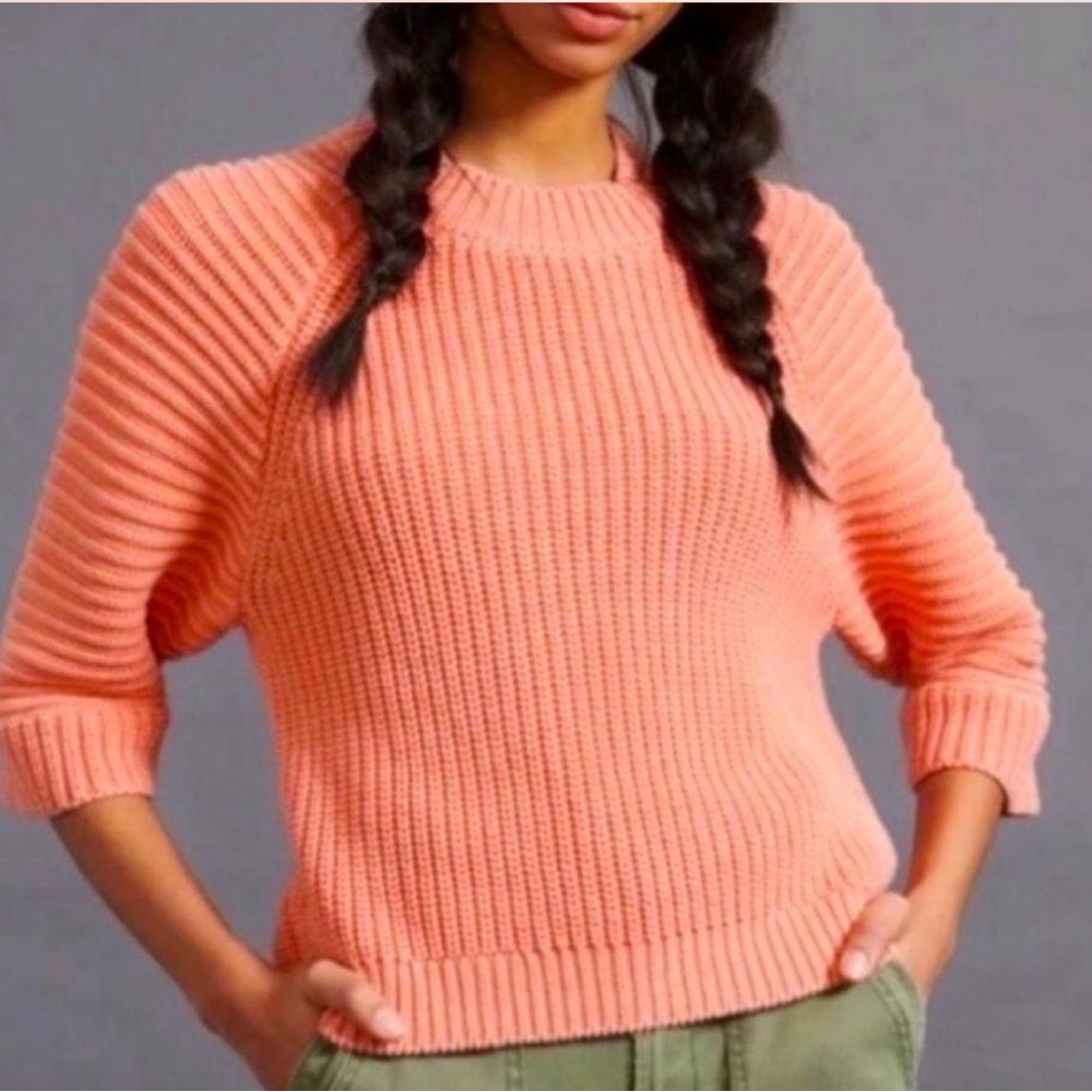 Maeve by Anthropologie pink knit sweater great condition!